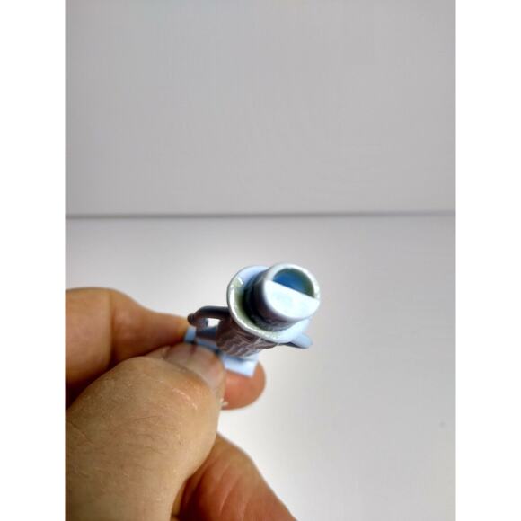 Planters Mr. Peanut Blue Toy Whistle Original Plastic Figure 1950s Vintage Retro - Picture 9 of 9